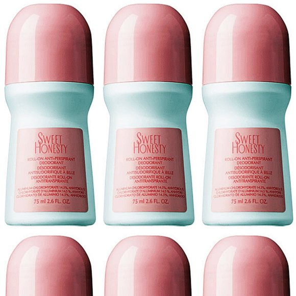 SIX Avon Sweet Honesty Roll-on Anti-Perspirant Deodorants - Picture 2 of 2